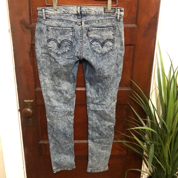 Levi’s 524 Acid Wash Skinny Jeans - Picture 4 of 6